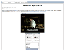 Tablet Screenshot of mplayertv.ivanov.eu